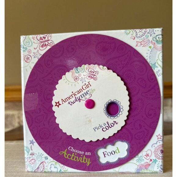 American Girl Truly Me Spinner Game For Fun Activities & Food Choices - Picture 1 of 14